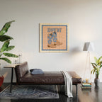 Howdy Cowgirl - Blue & Peach Wood Wall Art Gallery Image 2
