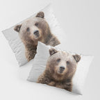 Grizzly Bear - Colorful Pillow Sham Gallery Image 3