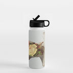 Bust With Flowers Water Bottle Gallery Image 1