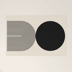 Abstraction_BLACK_DOT_LINE_ART_Minimalism_003C Welcome Mat Gallery Image 1