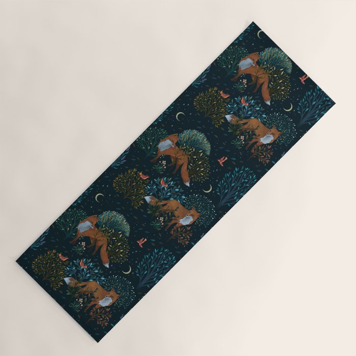 Forest Foxes Yoga Mat