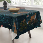 Forest Foxes Tablecloth Gallery Image 3