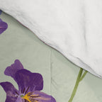 Pansy Flower Pattern Comforter Gallery Image 4