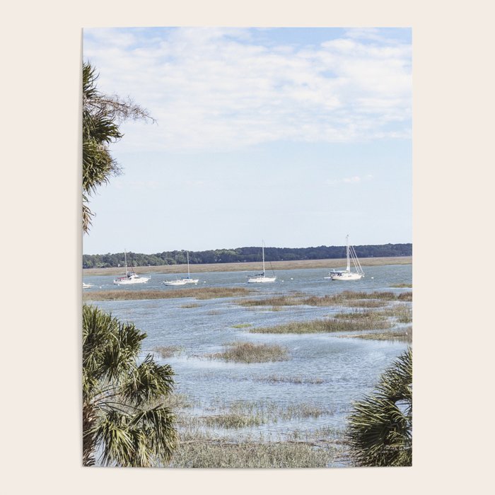 Beaufort South Carolina Sailboats Photography Poster Gallery Image 4
