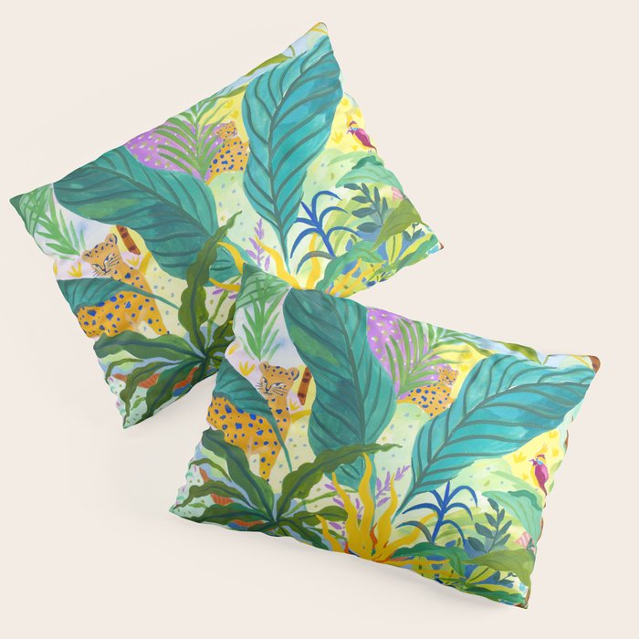Paradise Jungle Pillow Sham Gallery Image 3