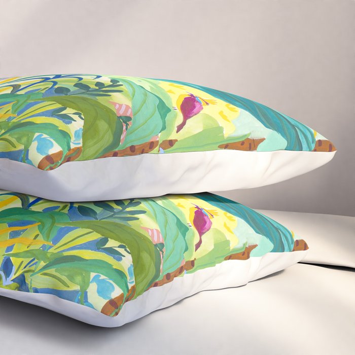 Paradise Jungle Pillow Sham Gallery Image 3