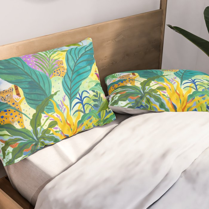 Paradise Jungle Pillow Sham Gallery Image 2