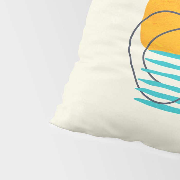 Mid Century Abstraction Pillow Sham Gallery Image 4