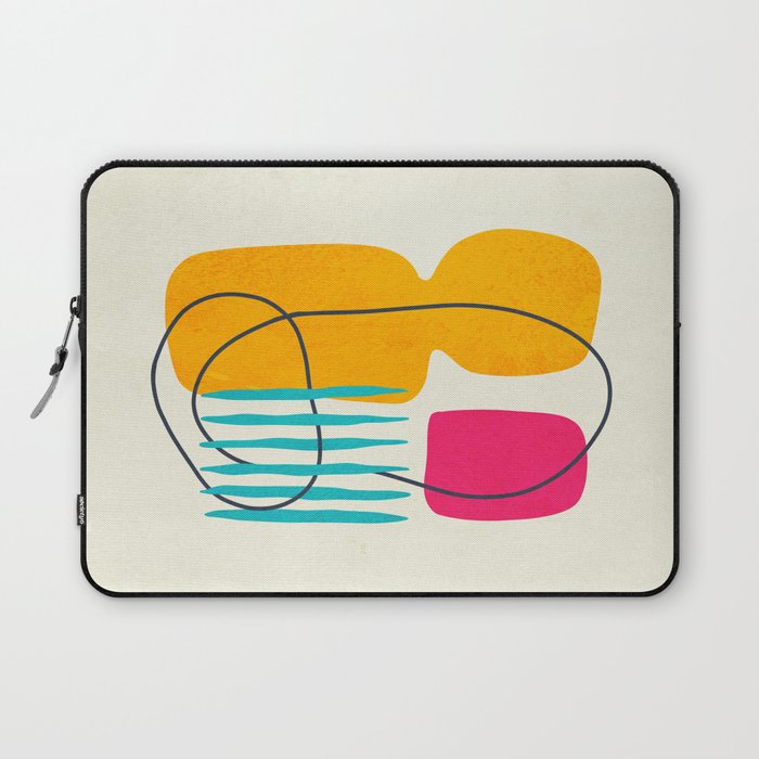 Mid Century Abstraction Laptop Sleeve Gallery Image 1