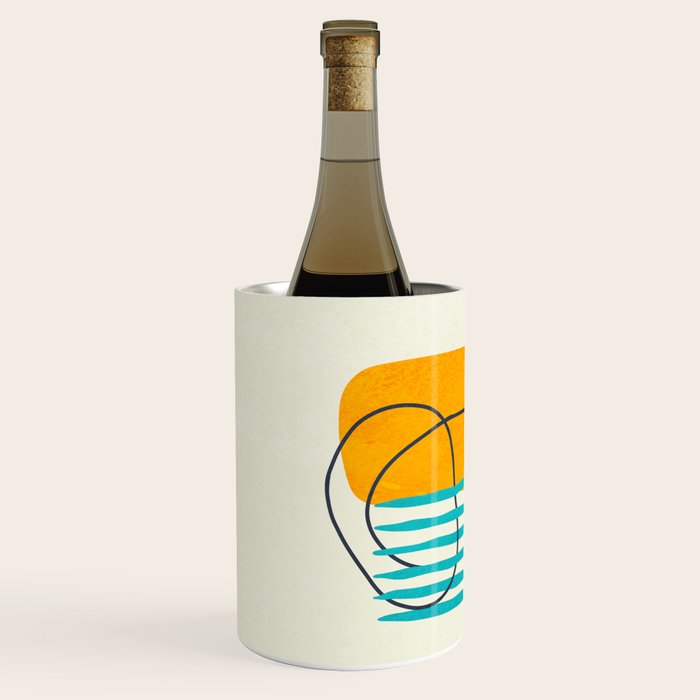 Mid Century Abstraction Wine Chiller Gallery Image 2