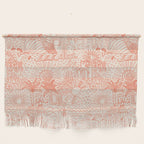 Polynesian Dancers Coral Peach Wall Hanging Gallery Image 1