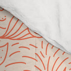 Polynesian Dancers Coral Peach Comforter Gallery Image 4