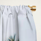 Split View Paradise - Ocean and Palm Tree Wall Art Window Curtain Gallery Image 2