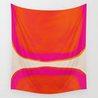 Overheat - Abstract Shapes Study Wall Tapestry Gallery Image 4