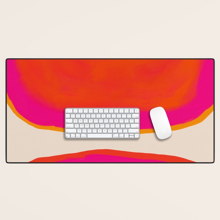 Overheat - Abstract Shapes Study Desk Mat Gallery Image 1