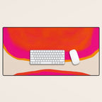 Overheat - Abstract Shapes Study Desk Mat Gallery Image 1