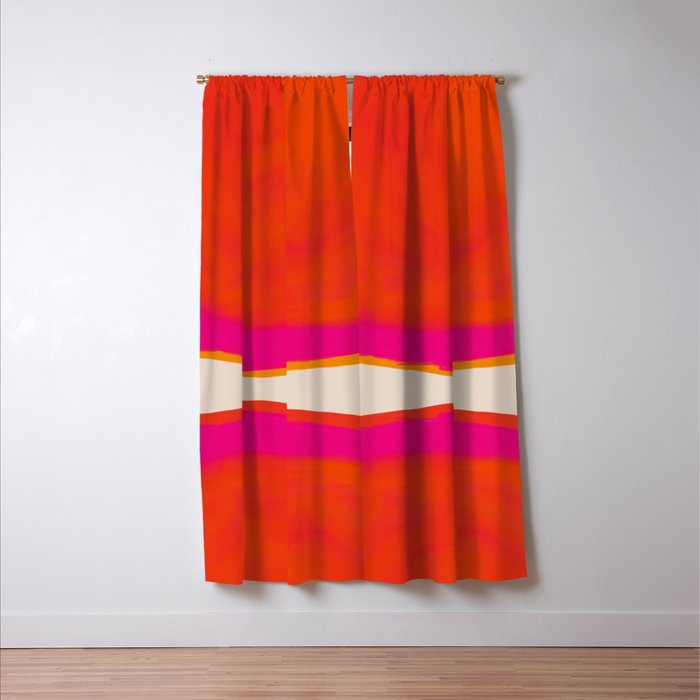 Overheat - Abstract Shapes Study Window Curtain Gallery Image 3