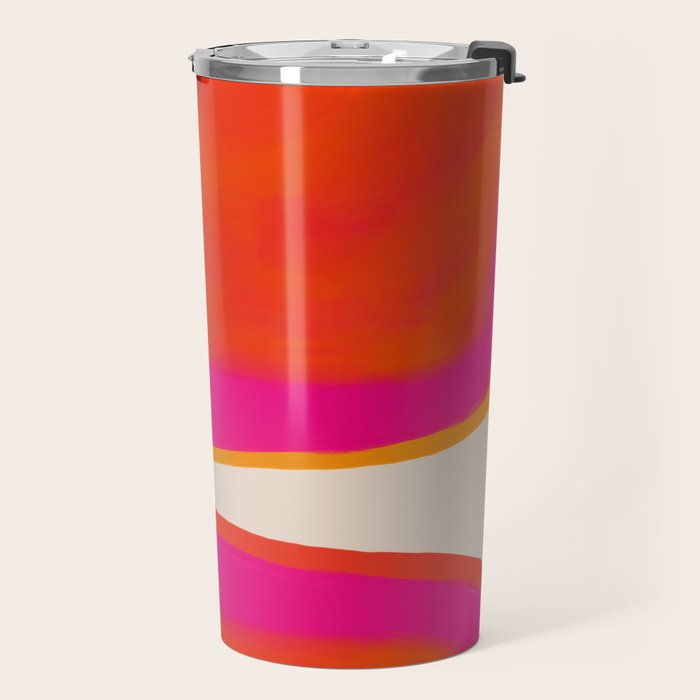 Overheat - Abstract Shapes Study Travel Mug Gallery Image 2
