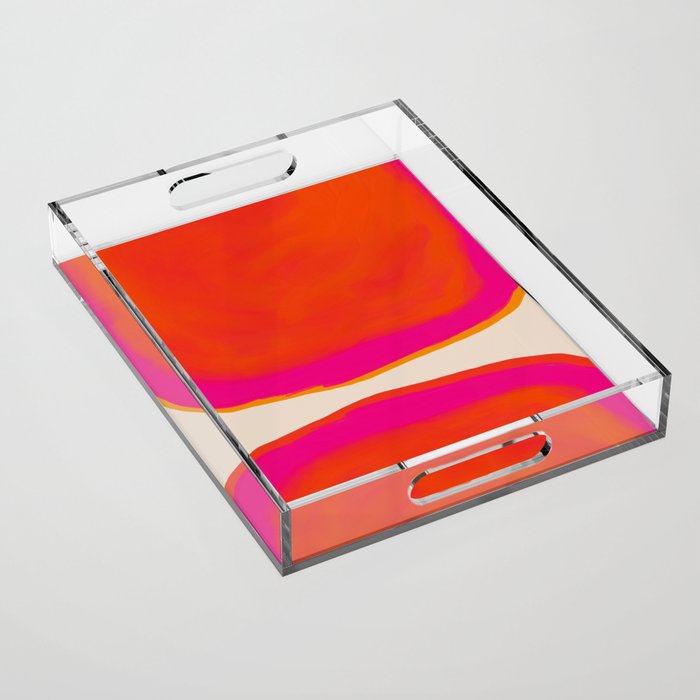 Overheat - Abstract Shapes Study Acrylic Tray Gallery Image 1