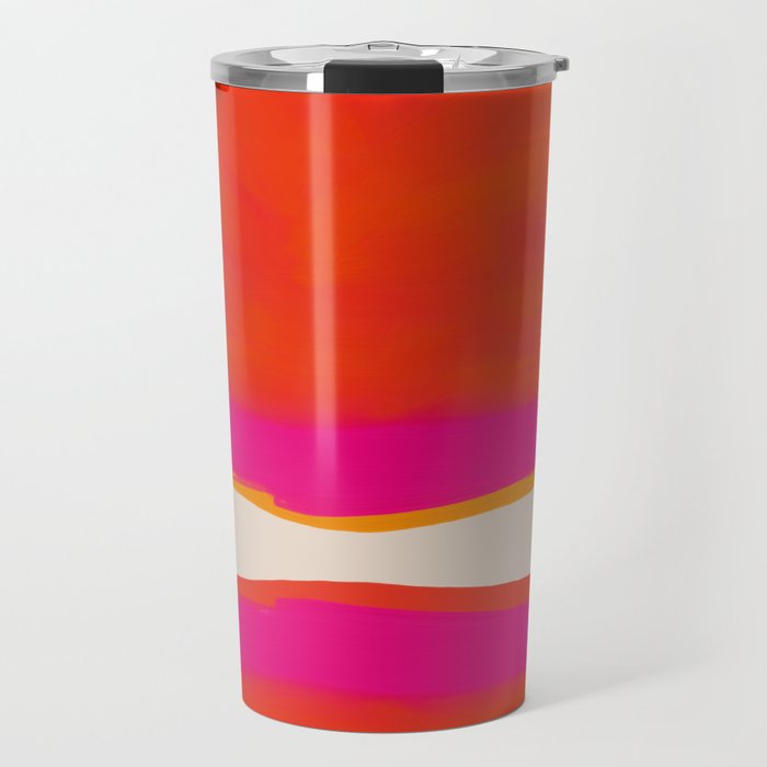 Overheat - Abstract Shapes Study Travel Mug Gallery Image 1