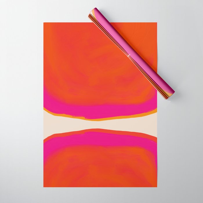 Overheat - Abstract Shapes Study Wrapping Paper Gallery Image 1