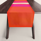Overheat - Abstract Shapes Study Table Runner Gallery Image 1