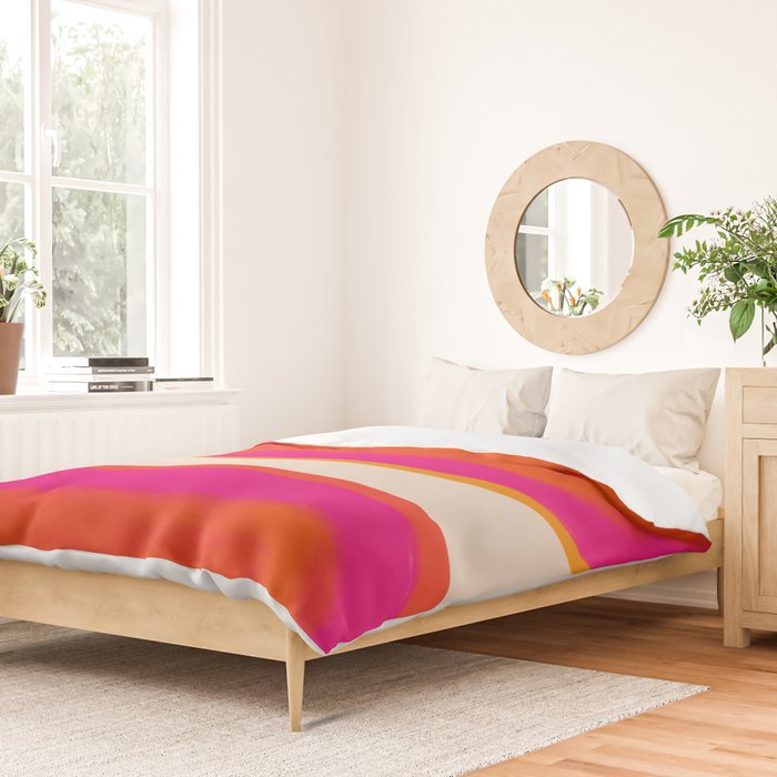 Overheat - Abstract Shapes Study Duvet Cover Gallery Image 2