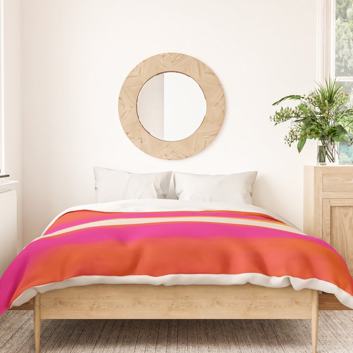 Overheat - Abstract Shapes Study Duvet Cover Gallery Image 3