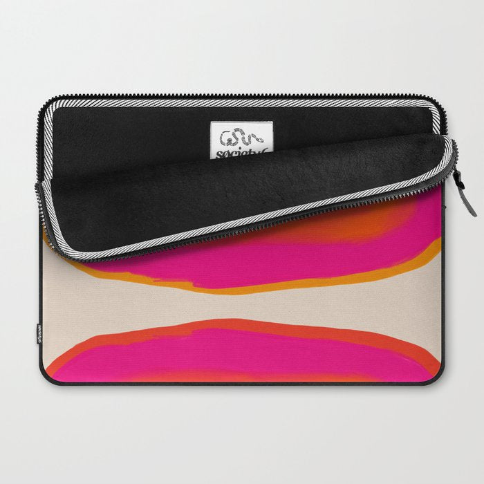 Overheat - Abstract Shapes Study Laptop Sleeve Gallery Image 2