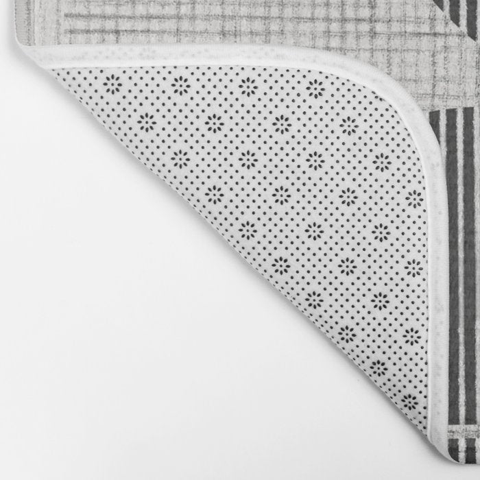 Old Retro Graphic Paper Bath Mat Gallery Image 2