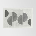 Old Retro Graphic Paper Rug Gallery Image 2