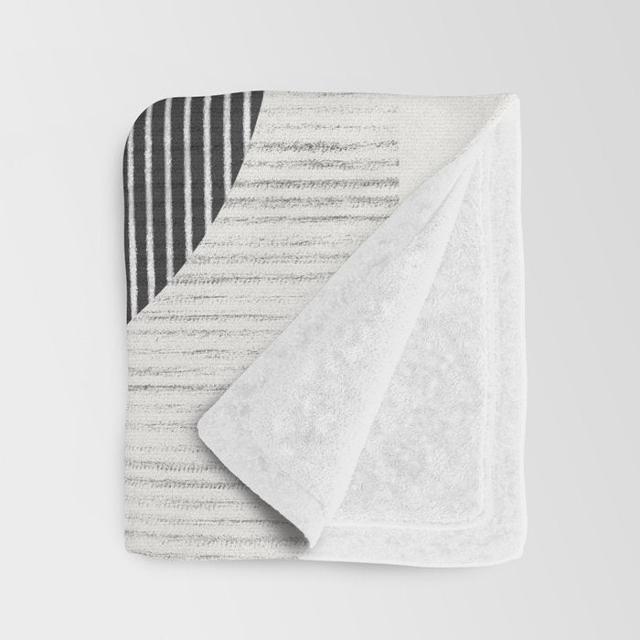 Old Retro Graphic Paper Throw Blanket Gallery Image 3