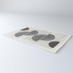 Old Retro Graphic Paper Rug Gallery Image 3