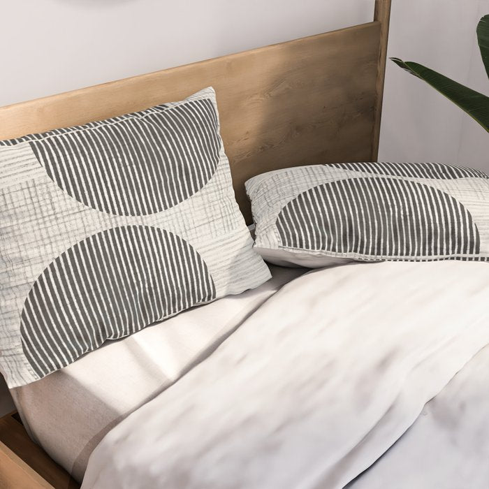 Old Retro Graphic Paper Pillow Sham Gallery Image 2
