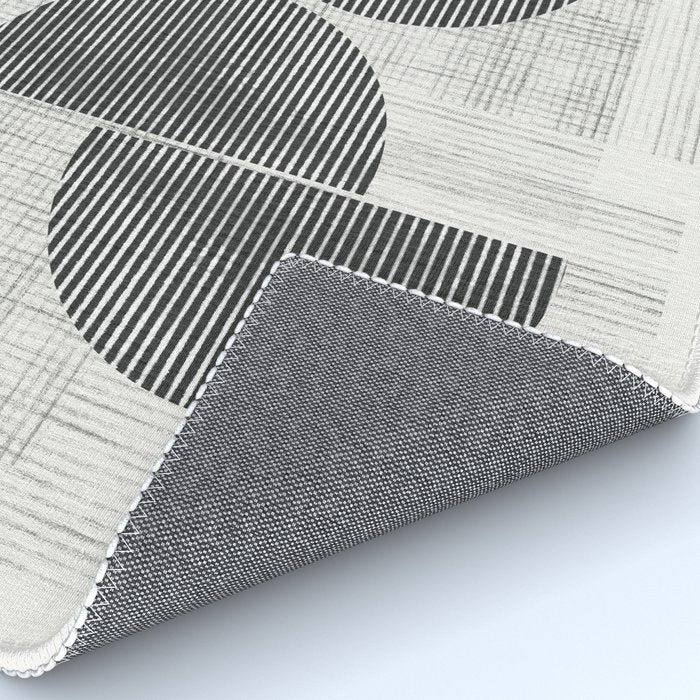 Old Retro Graphic Paper Rug Gallery Image 4