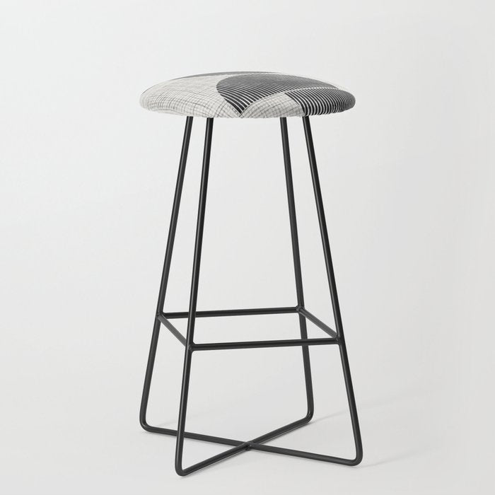 Old Retro Graphic Paper Stool Gallery Image 1