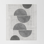 Old Retro Graphic Paper Throw Blanket Gallery Image 2