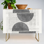 Old Retro Graphic Paper Credenza Gallery Image 1