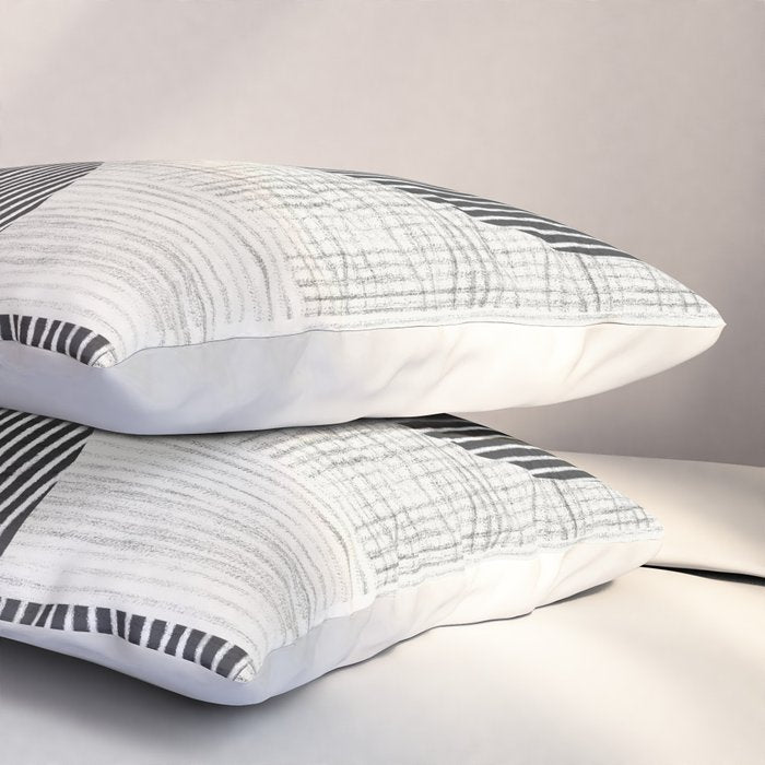 Old Retro Graphic Paper Pillow Sham Gallery Image 3