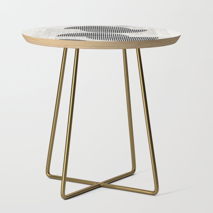 Old Retro Graphic Paper Side Table Gallery Image 1