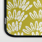 Modern Botanical in Cream on Chartreuse Laptop Sleeve Gallery Image 3
