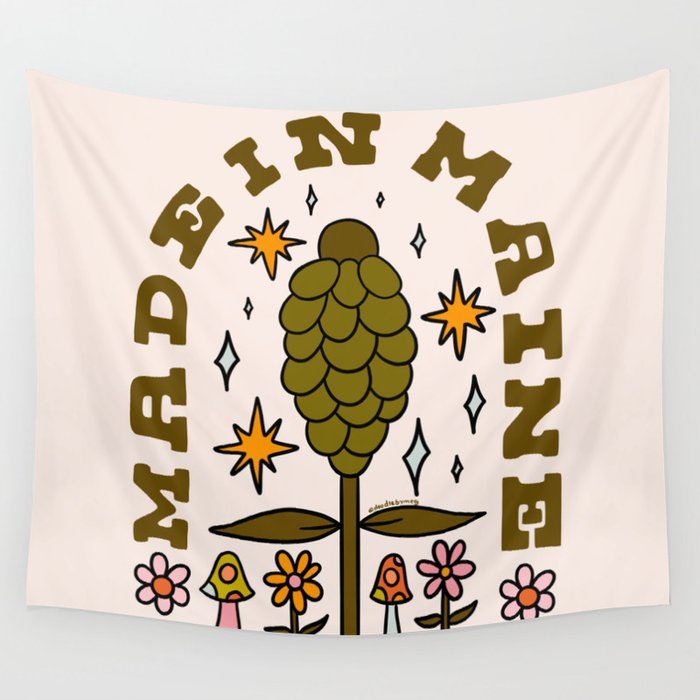 Made In Maine Wall Tapestry Gallery Image 1