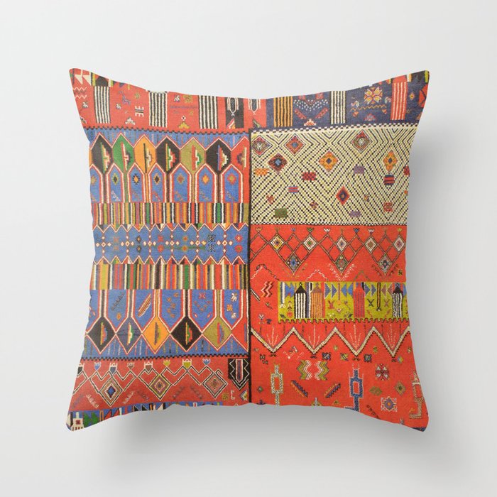 Pattern Bohemian Carpet Throw Pillow Gallery Image 6