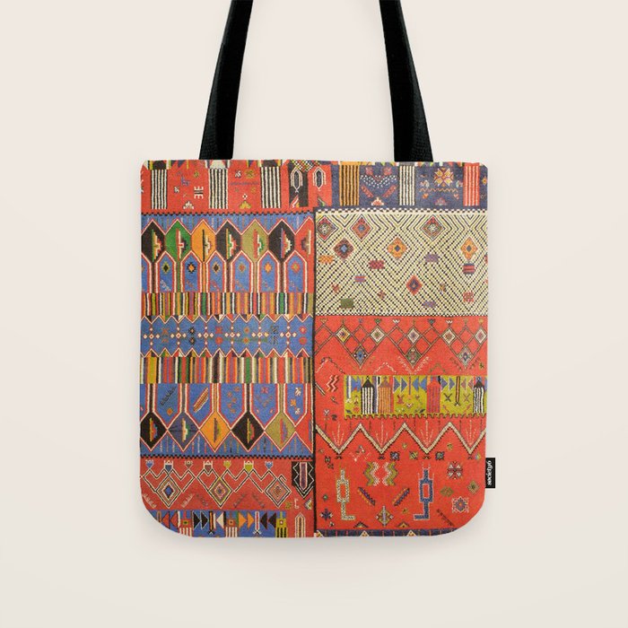 Pattern Bohemian Carpet Tote Bag Gallery Image 1