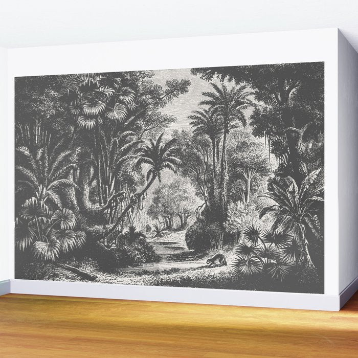 Indian Jungle Wall Mural Gallery Image 2