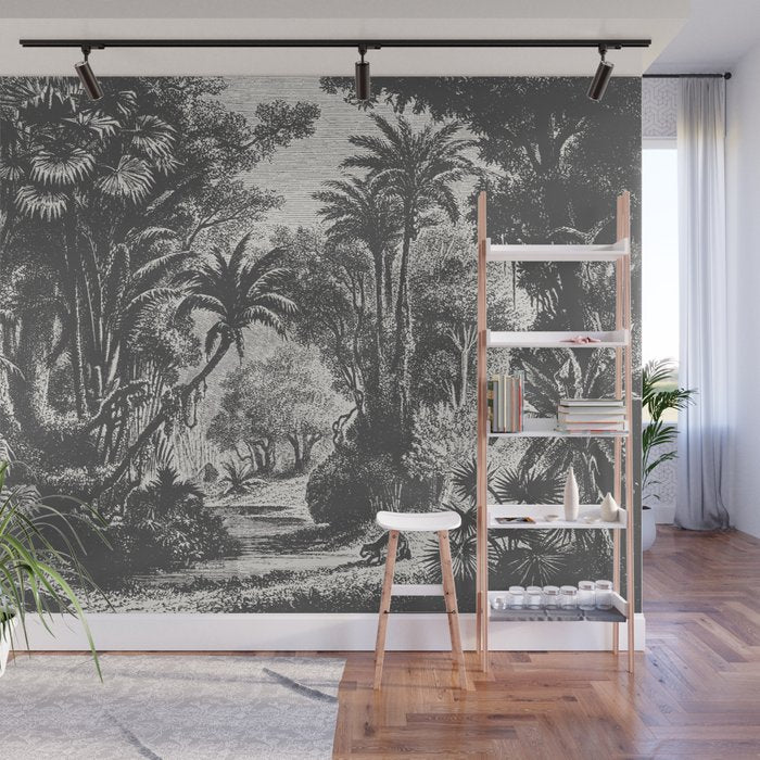 Indian Jungle Wall Mural Gallery Image 1