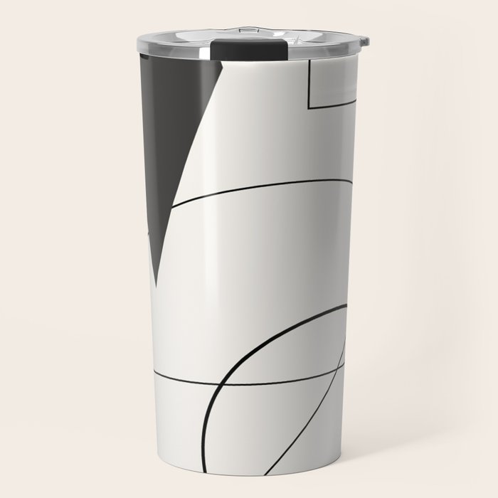 Abstract Minimal Geometric 1 Travel Mug Gallery Image 1