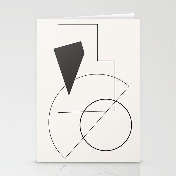 Abstract Minimal Geometric 1 Stationery Card Gallery Image 2