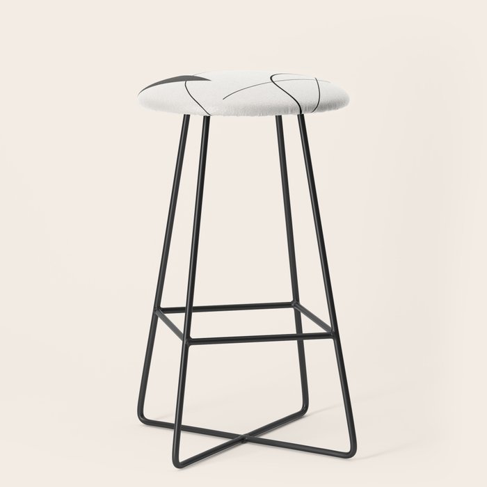 Abstract Minimal Geometric 1 Stool Gallery Image 1