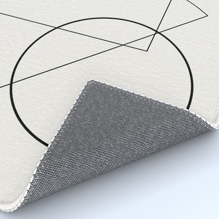 Abstract Minimal Geometric 1 Rug Gallery Image 4